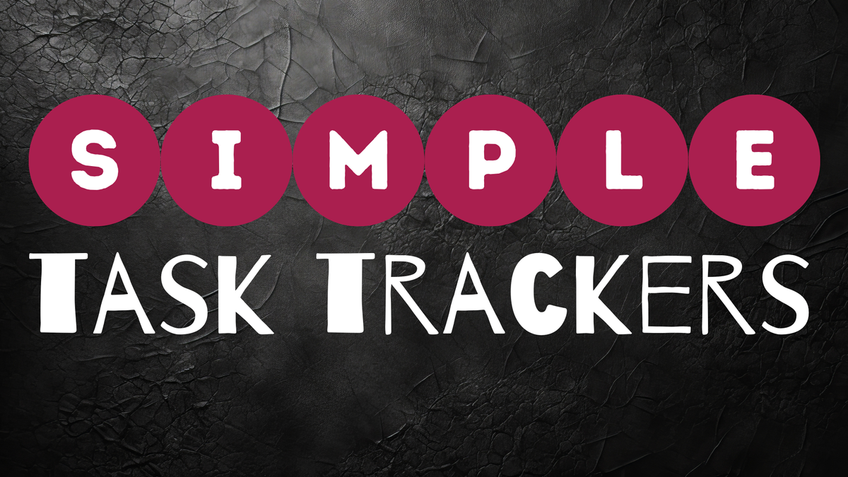 Simple Task Trackers - Templates